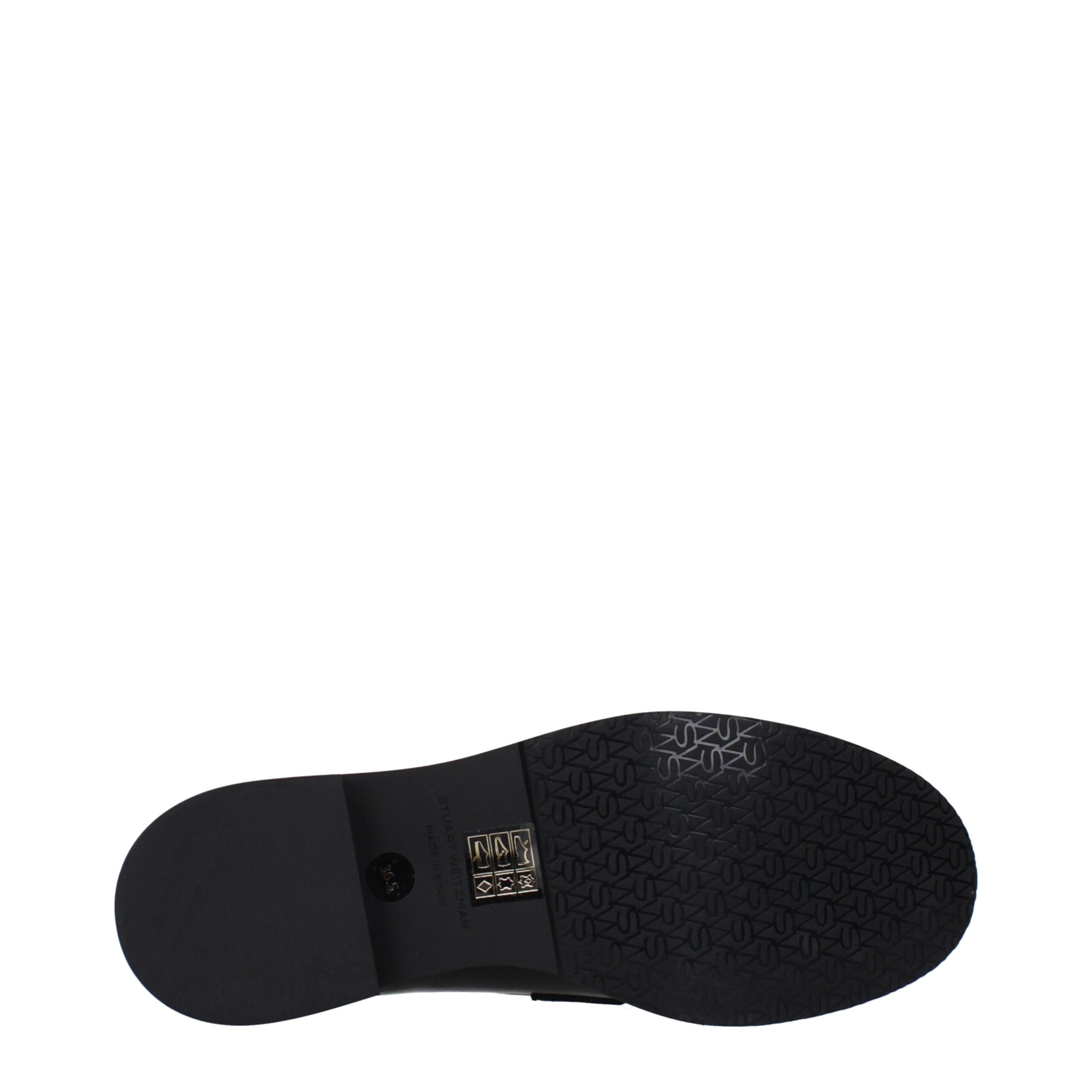 Black Leather Slip-On Loafers