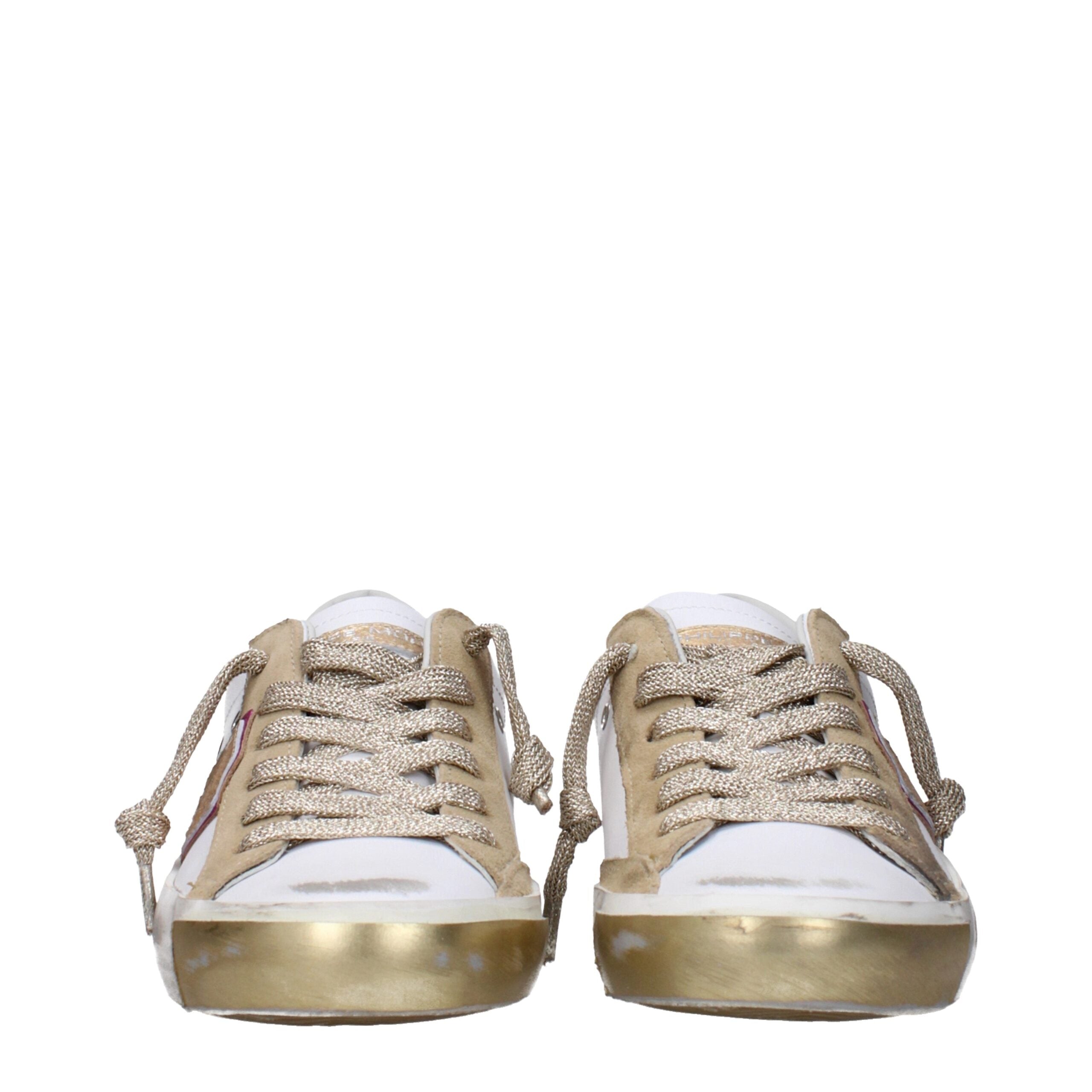 White Leather Low Tops