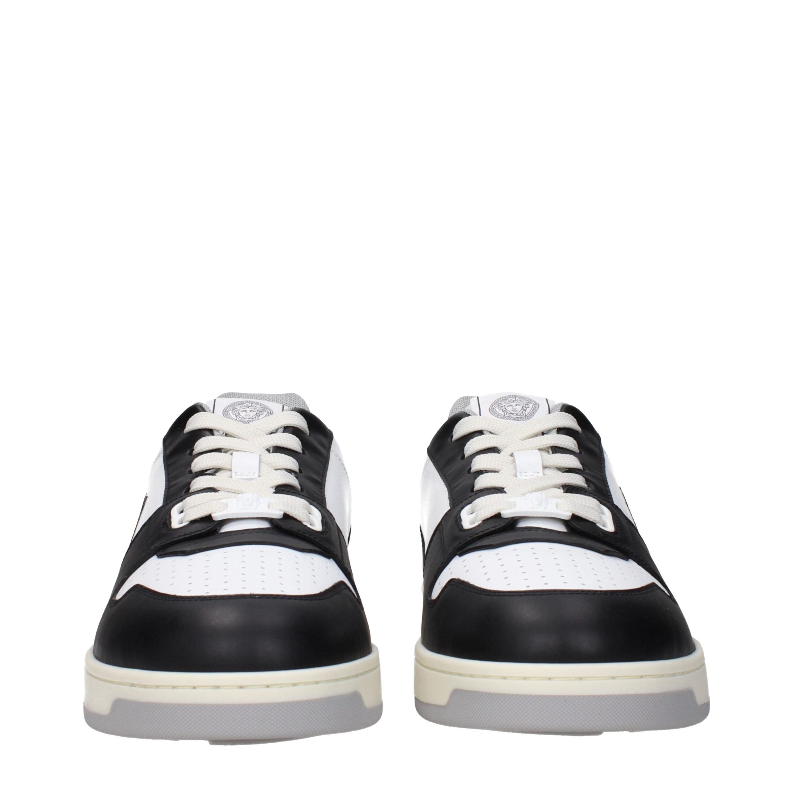 White Leather Low Tops
