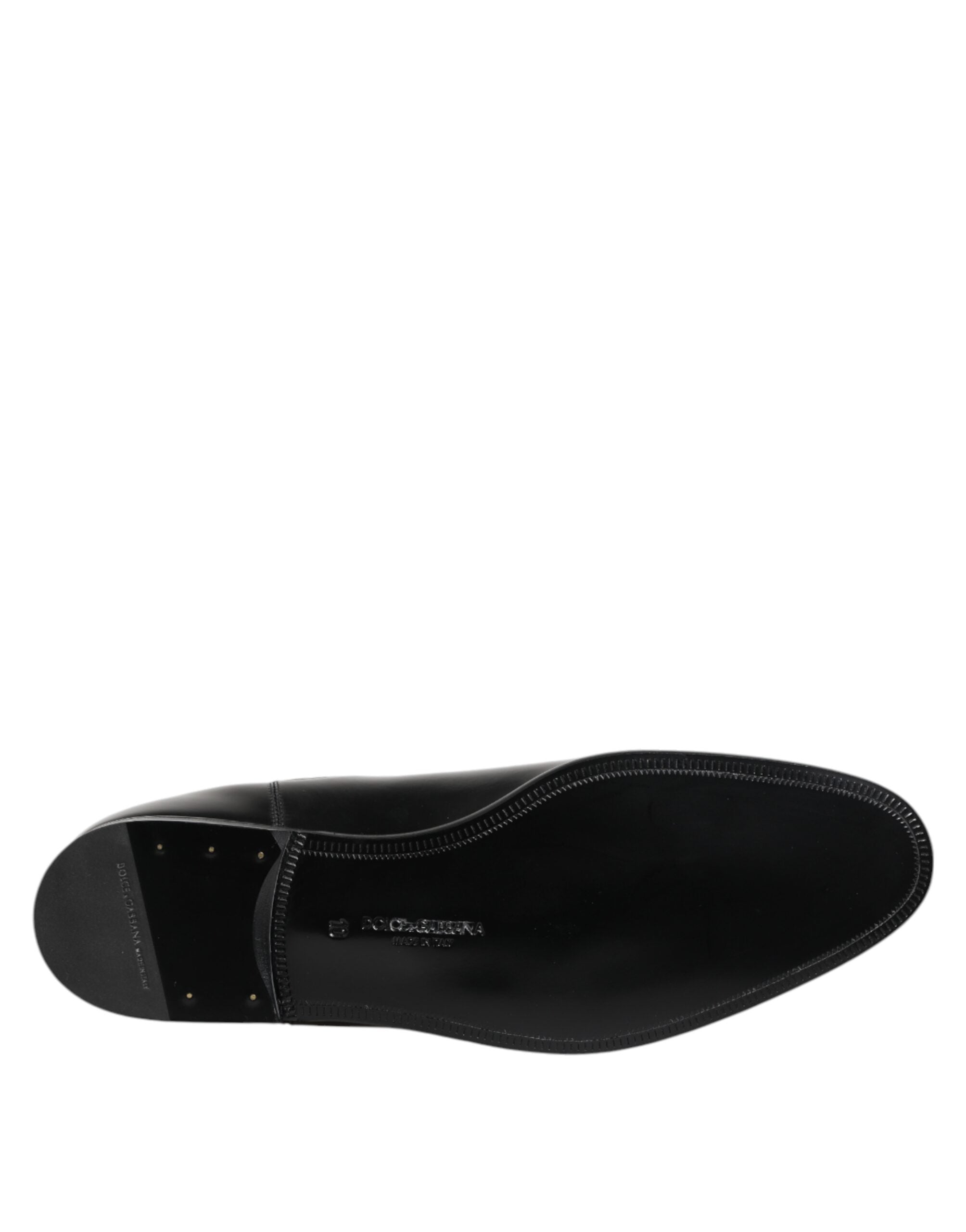Black Chelsea Slip On Mid Calf Boots Shoes