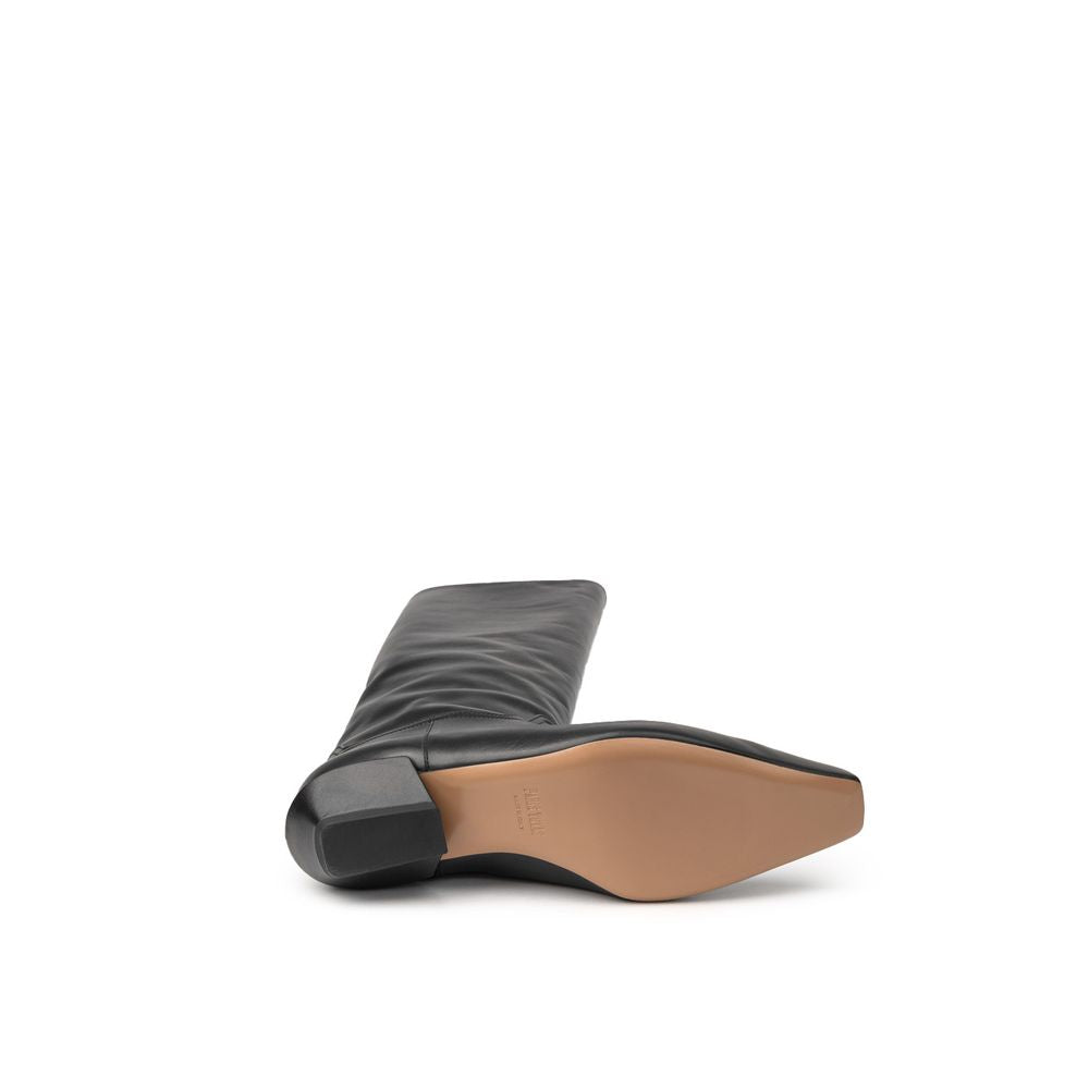 Black Leather Boot