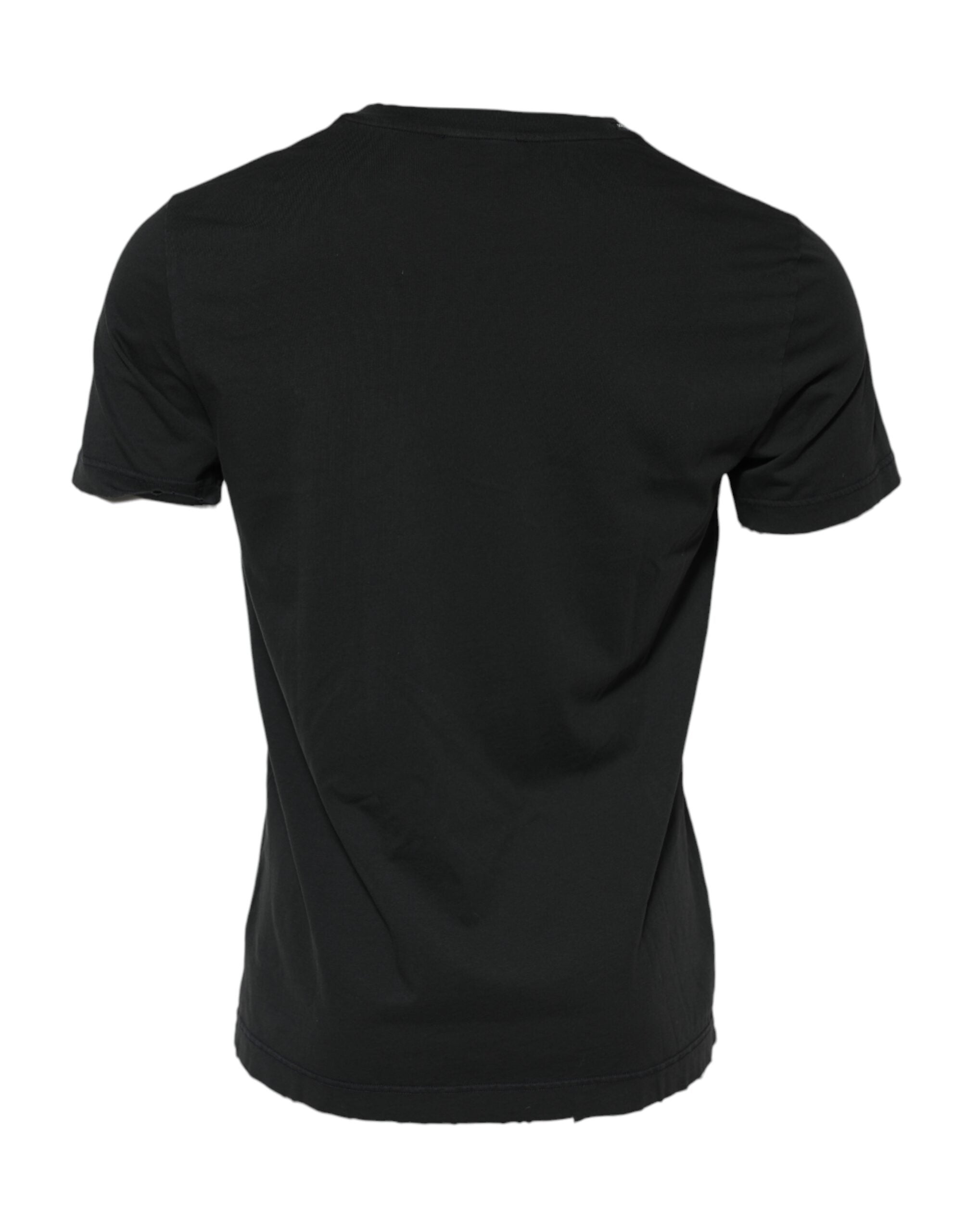 Black DG Crew Devotion Cotton Crew Neck T-shirt