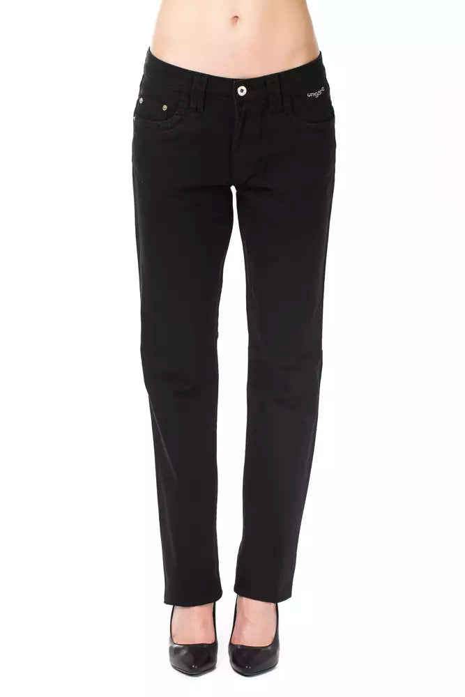 Black Cotton Women Pant