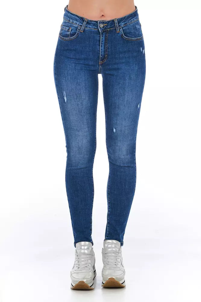 Blue Other Fibres Women Jeans