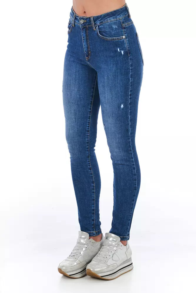 Blue Other Fibres Women Jeans