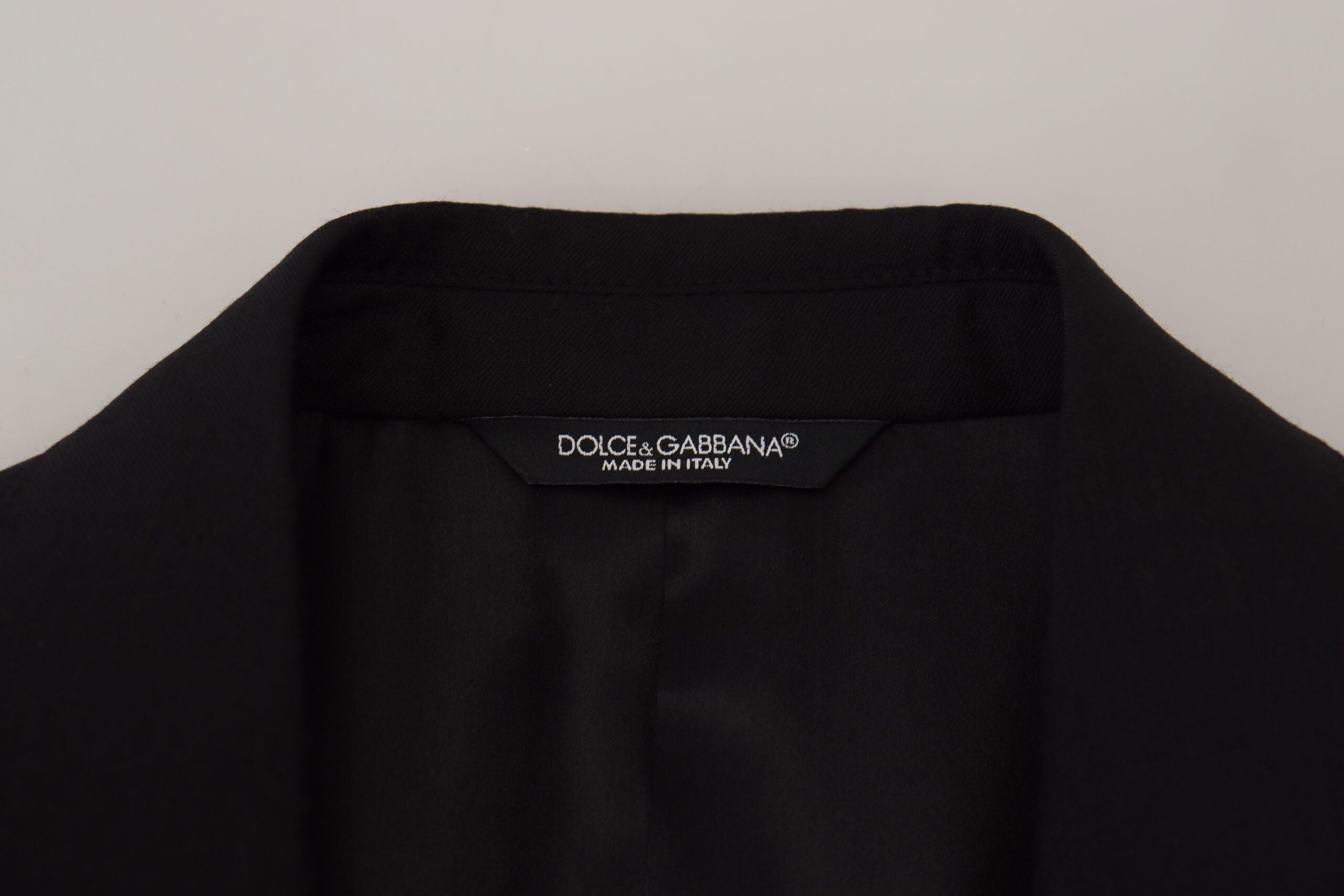 Black Wool Formal Coat Martini Blazer