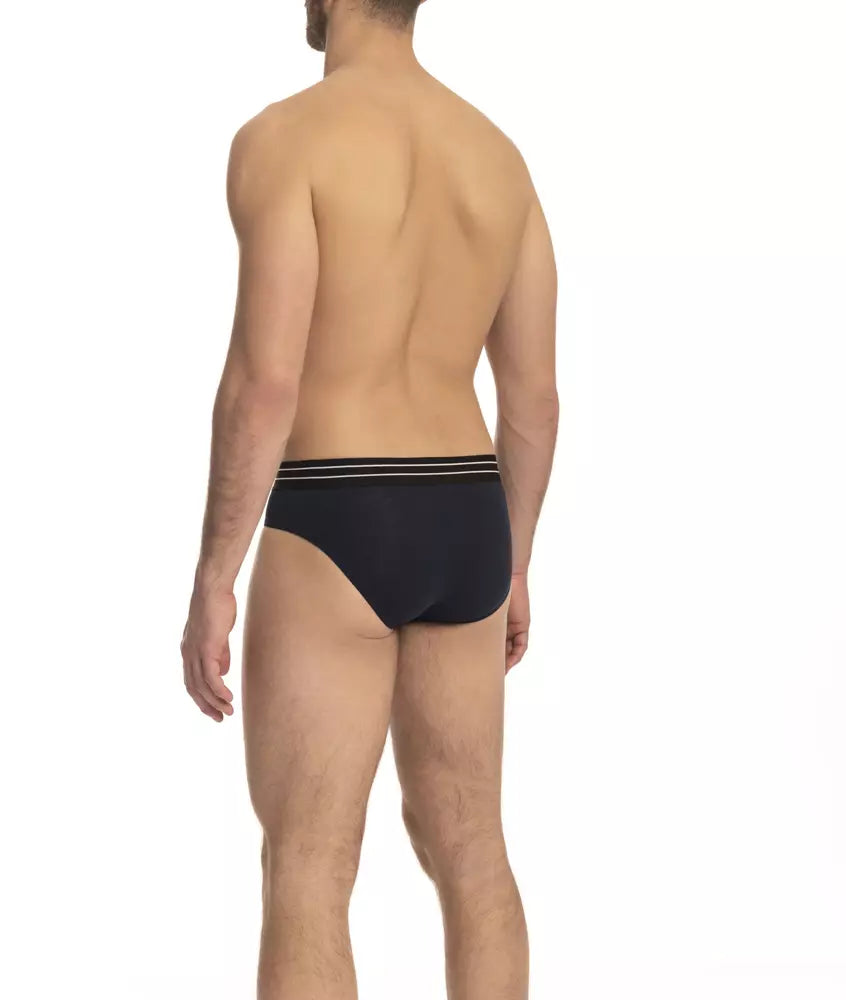 Blue Cotton Men's Underwear Pack