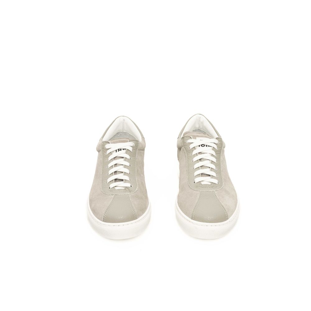 Gray Cowhide Men Sneaker
