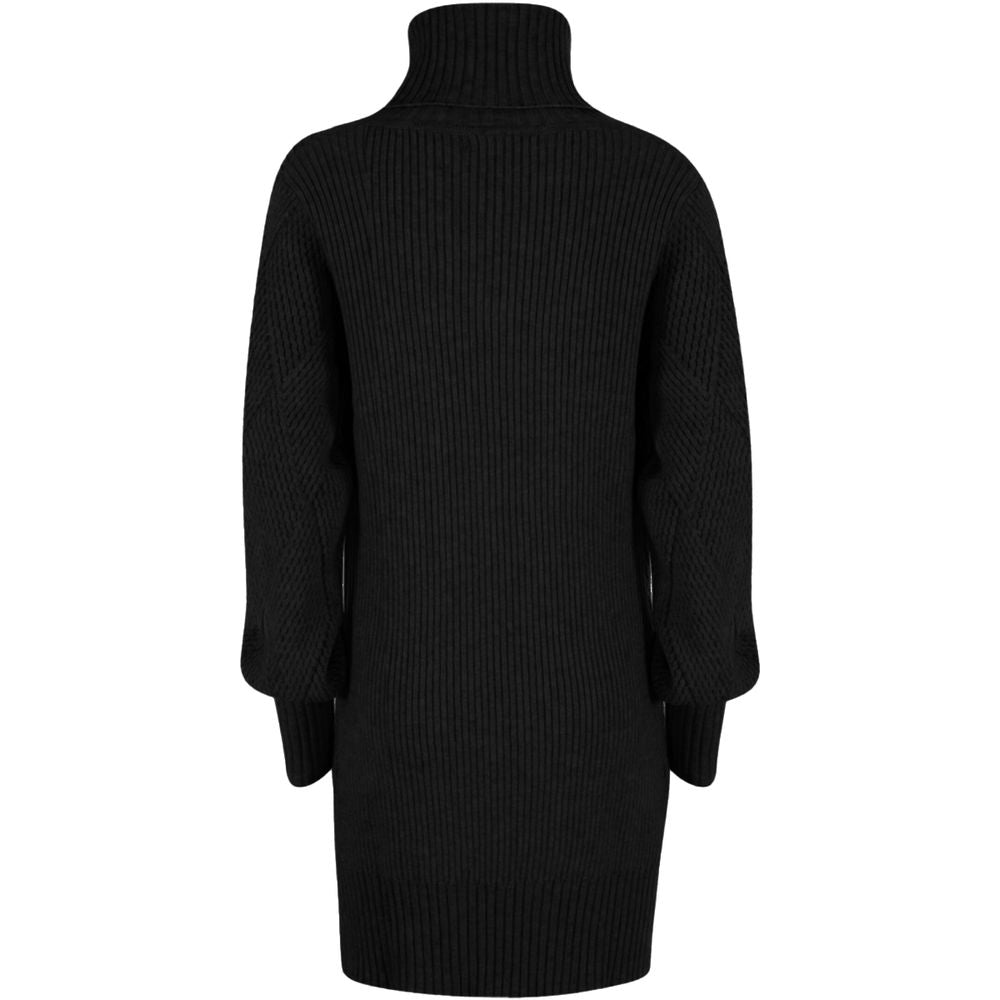 Black Marabou Women Dress