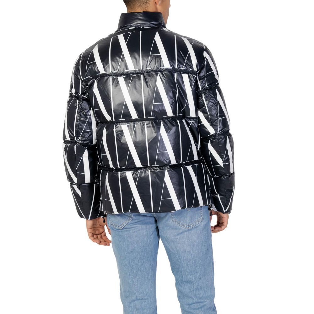Black Polyester Jackets & Coat
