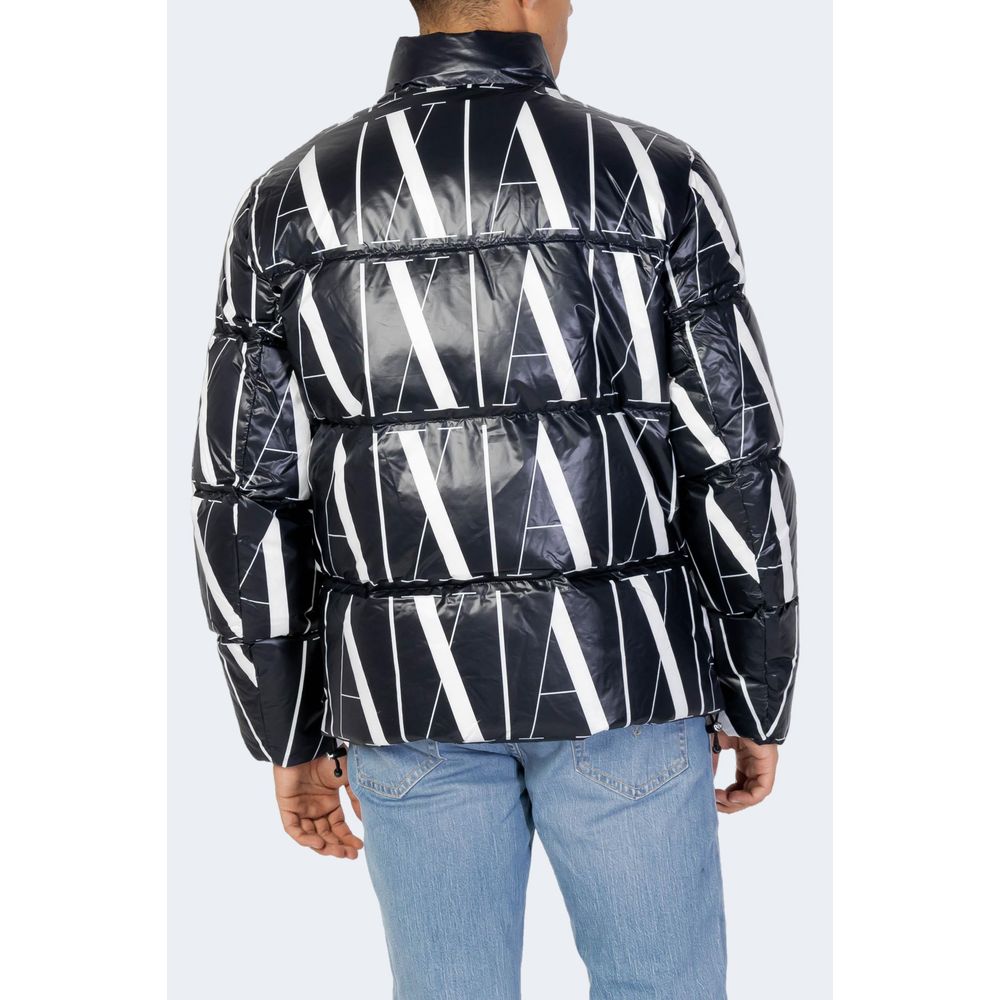 Black Polyester Jackets & Coat