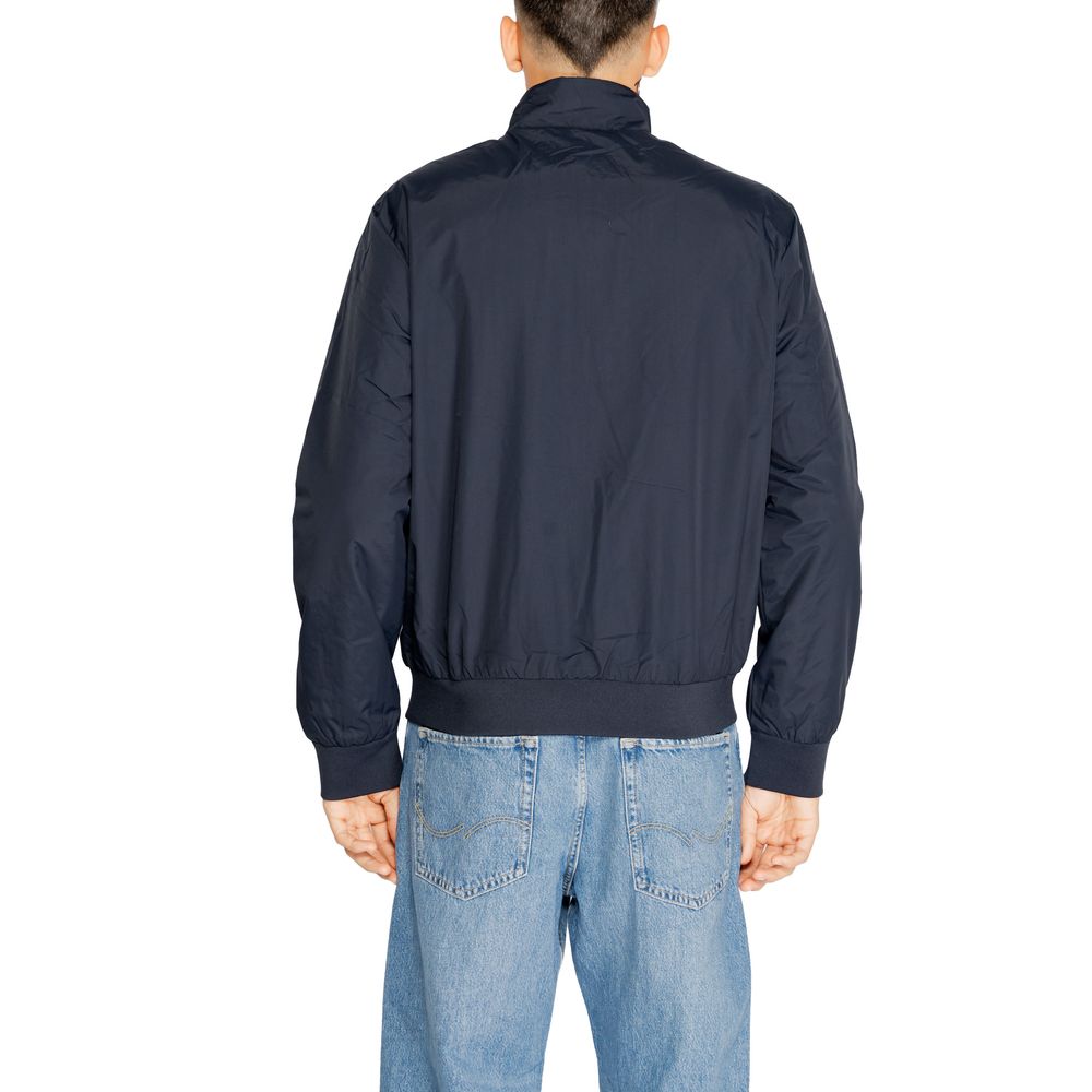 Blue Polyamide Jackets & Coat