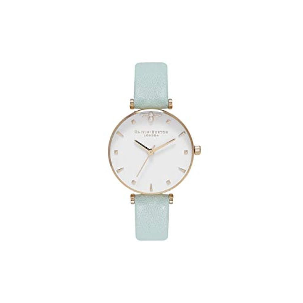 Green Artificial Leather Watch