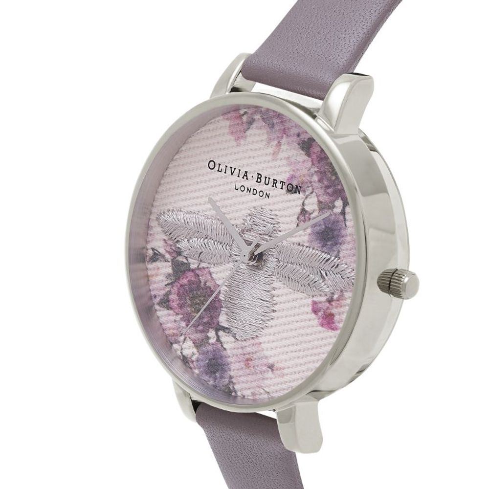Gray Artificial Leather Watch