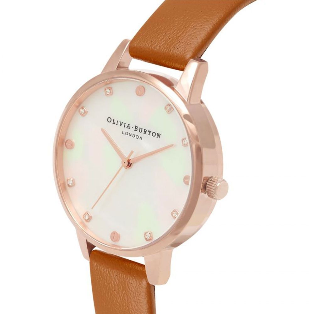 Brown Artificial Leather Watch