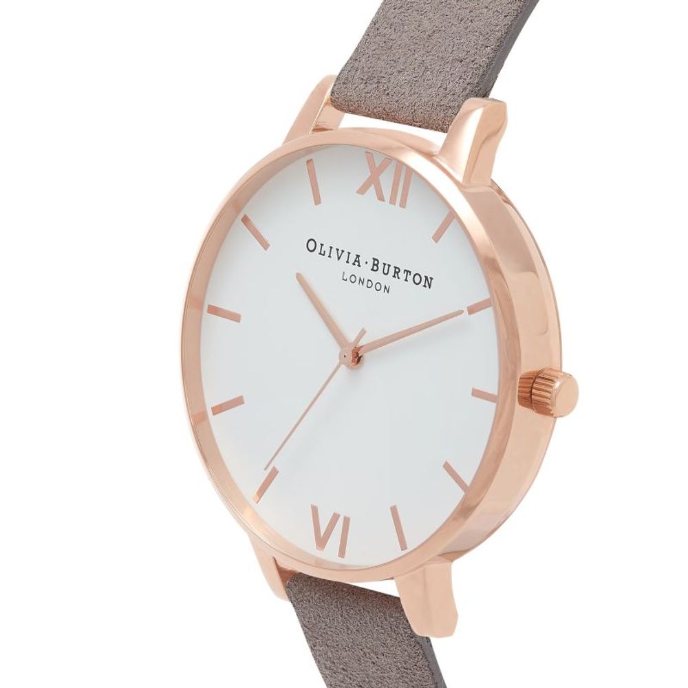 Gray Artificial Leather Watch