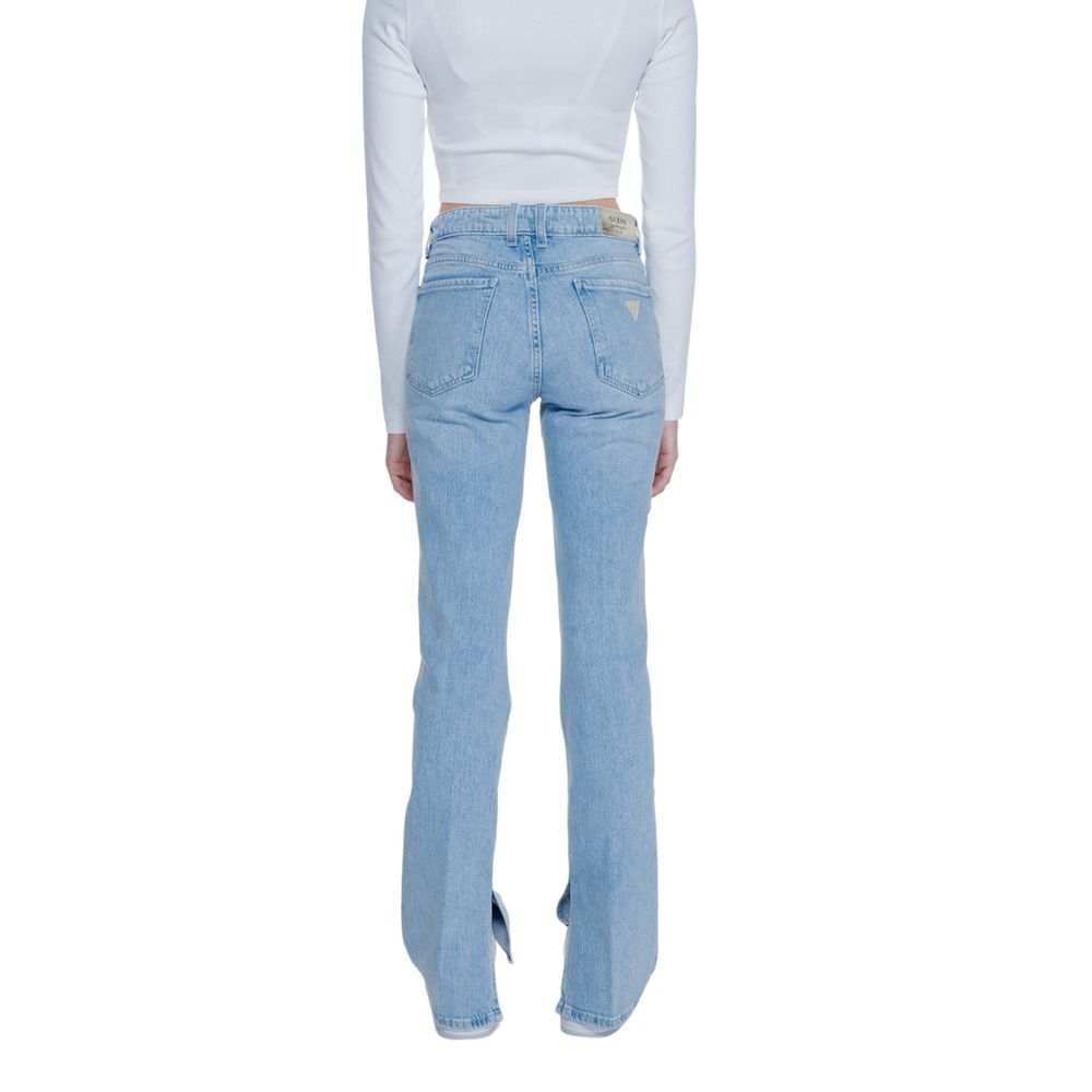 Light Blue Cotton Mom Jean