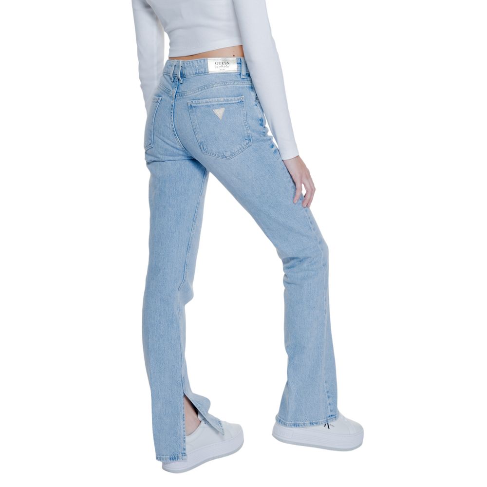 Light Blue Cotton Mom Jean