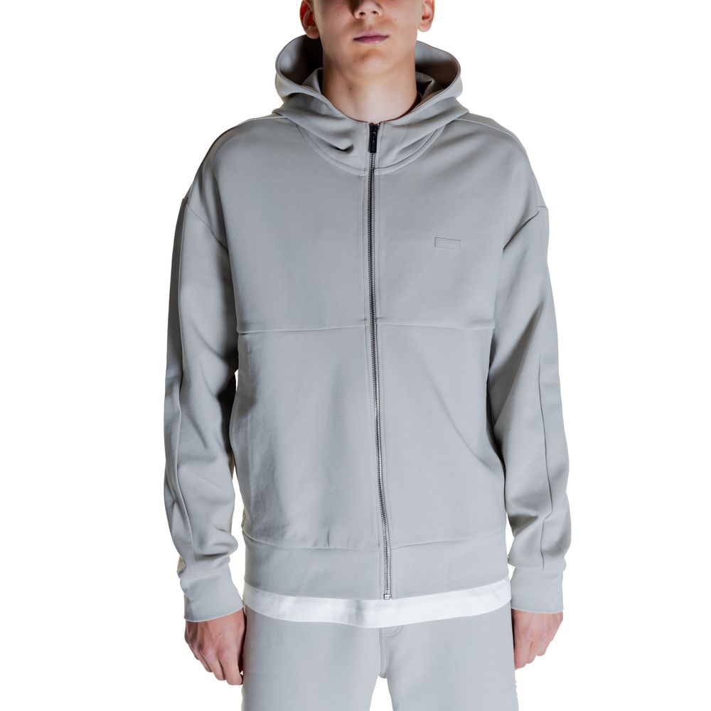 Gray Cotton Hoody