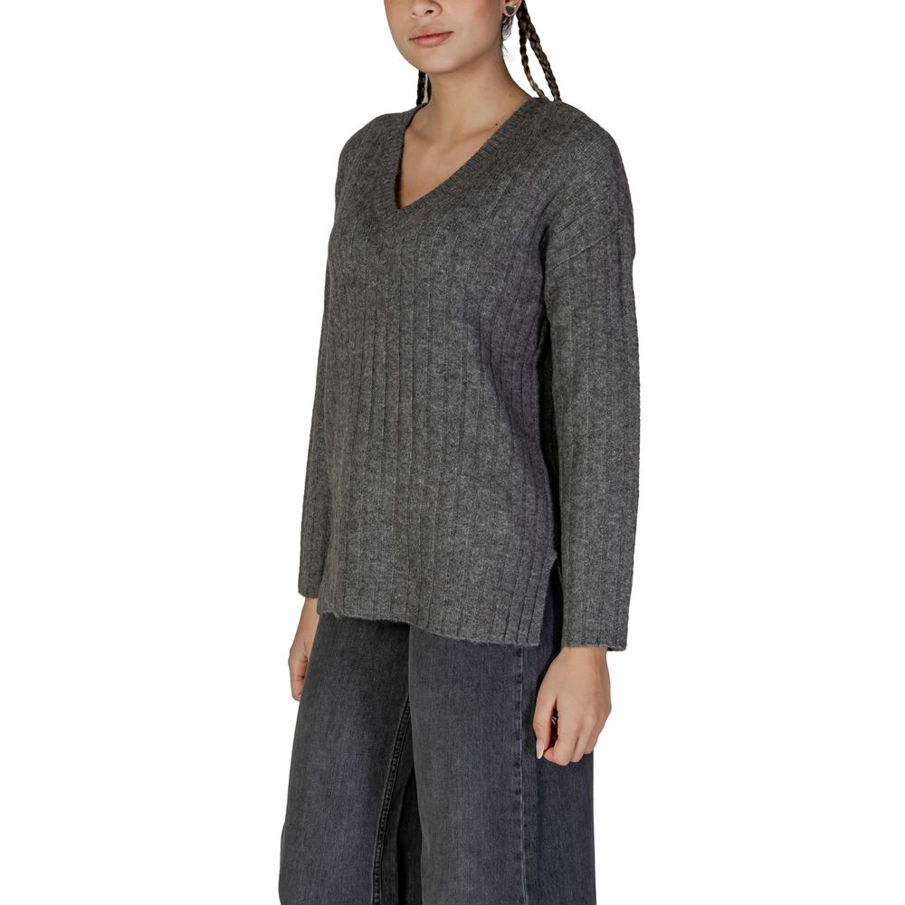 Gray Marabou Sweater