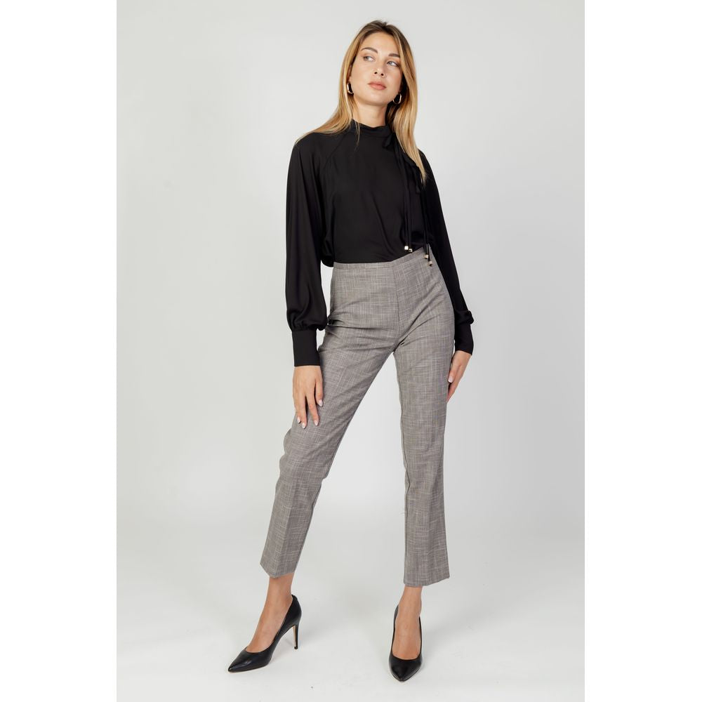 Gray Polyester Pant