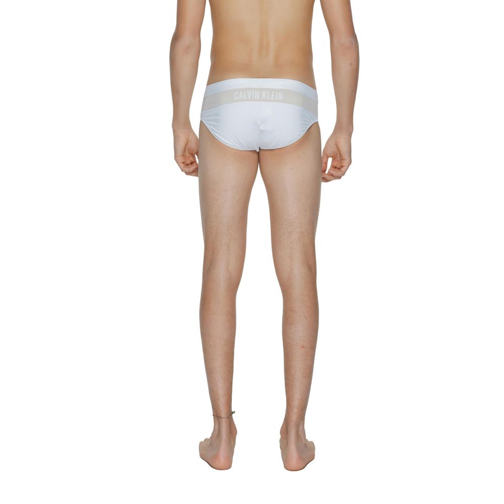 White Polyamide Swim Brief
