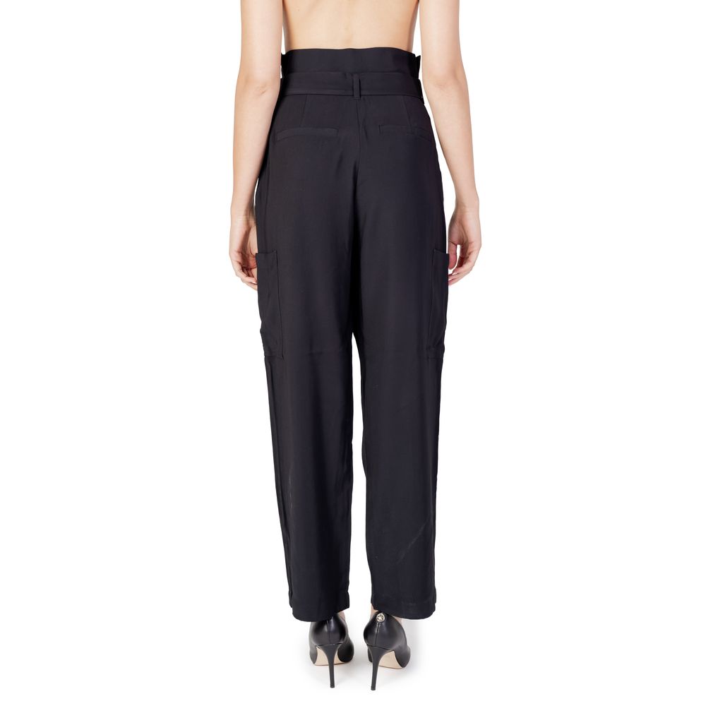 Black Viscose Pant