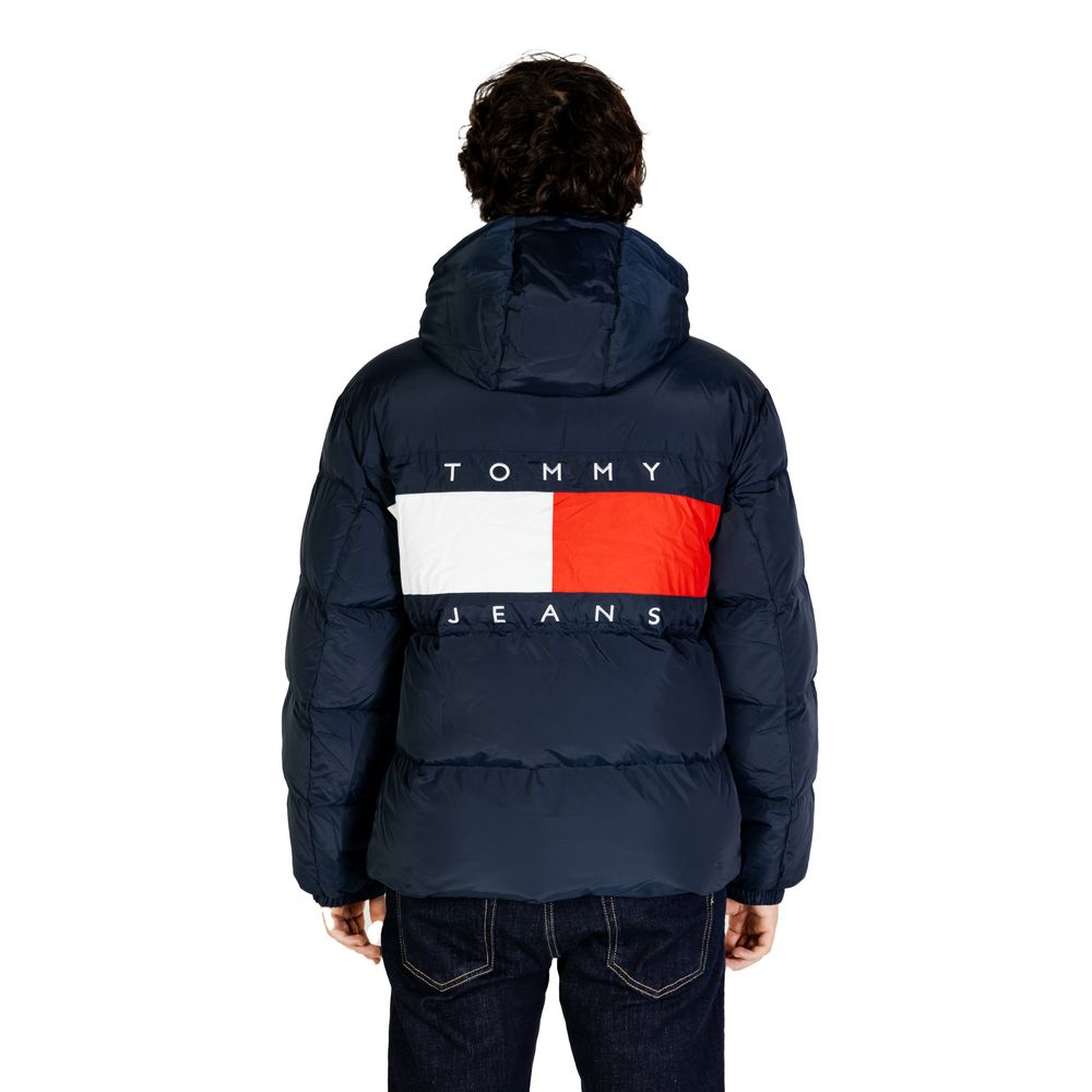 Blue Recycled Polyester Jackets & Coat