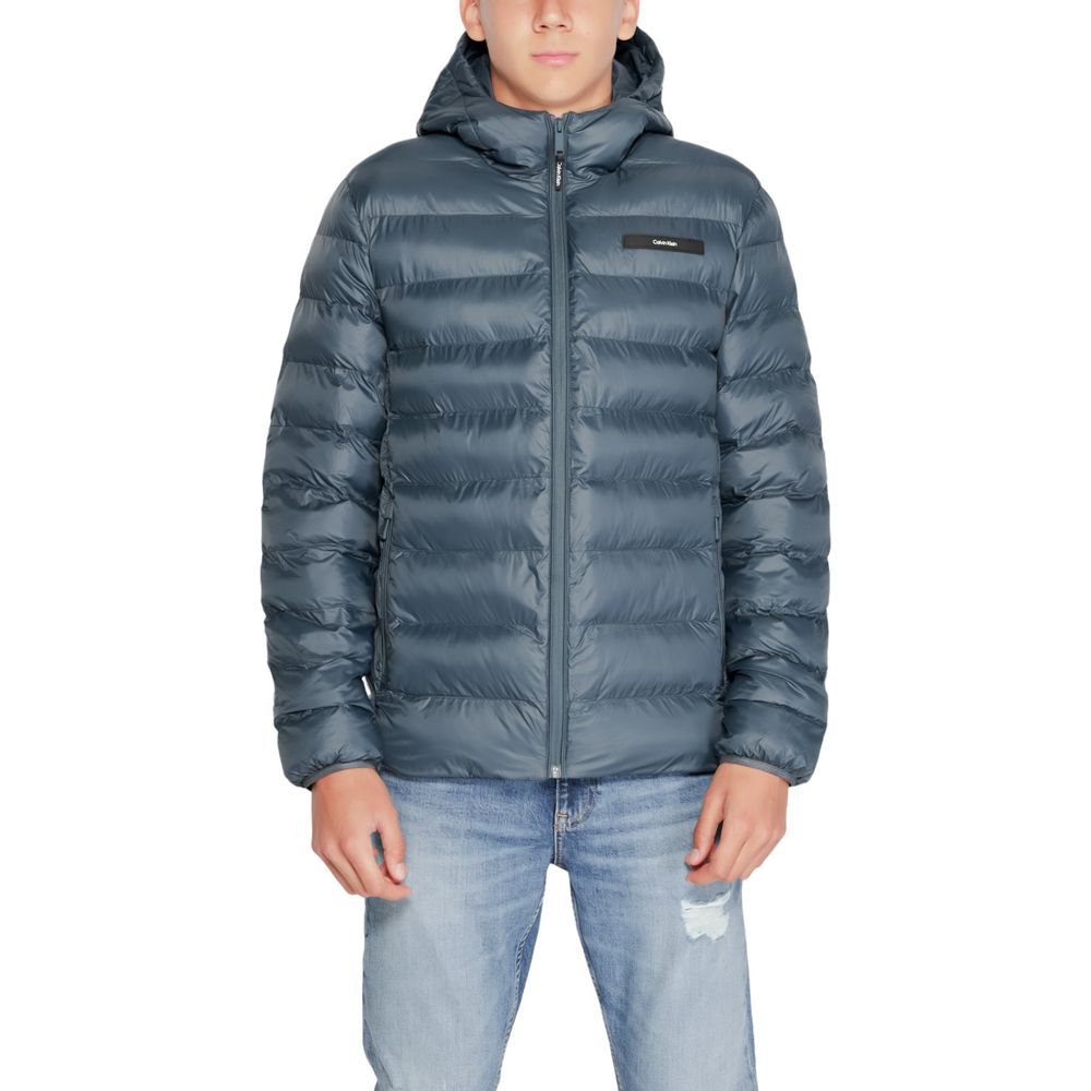 Black Recycled Polyester Jackets & Coat