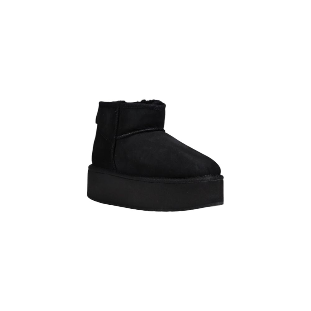 Black Leather Ankle