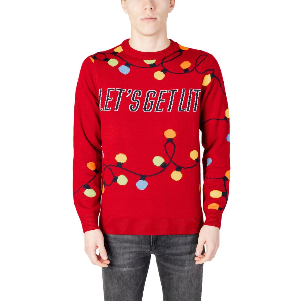 Red Marabou Sweater