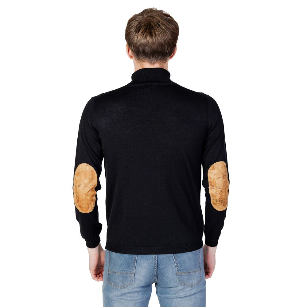 Black Viscose Turtleneck