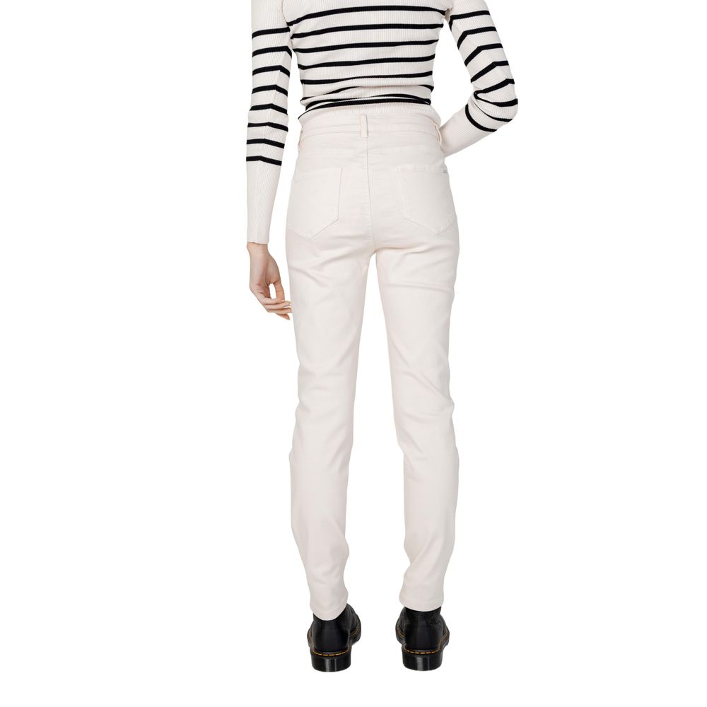 Beige Cotton Pant