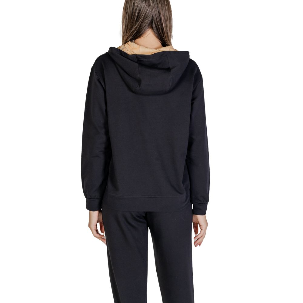 Black Cotton Hoody