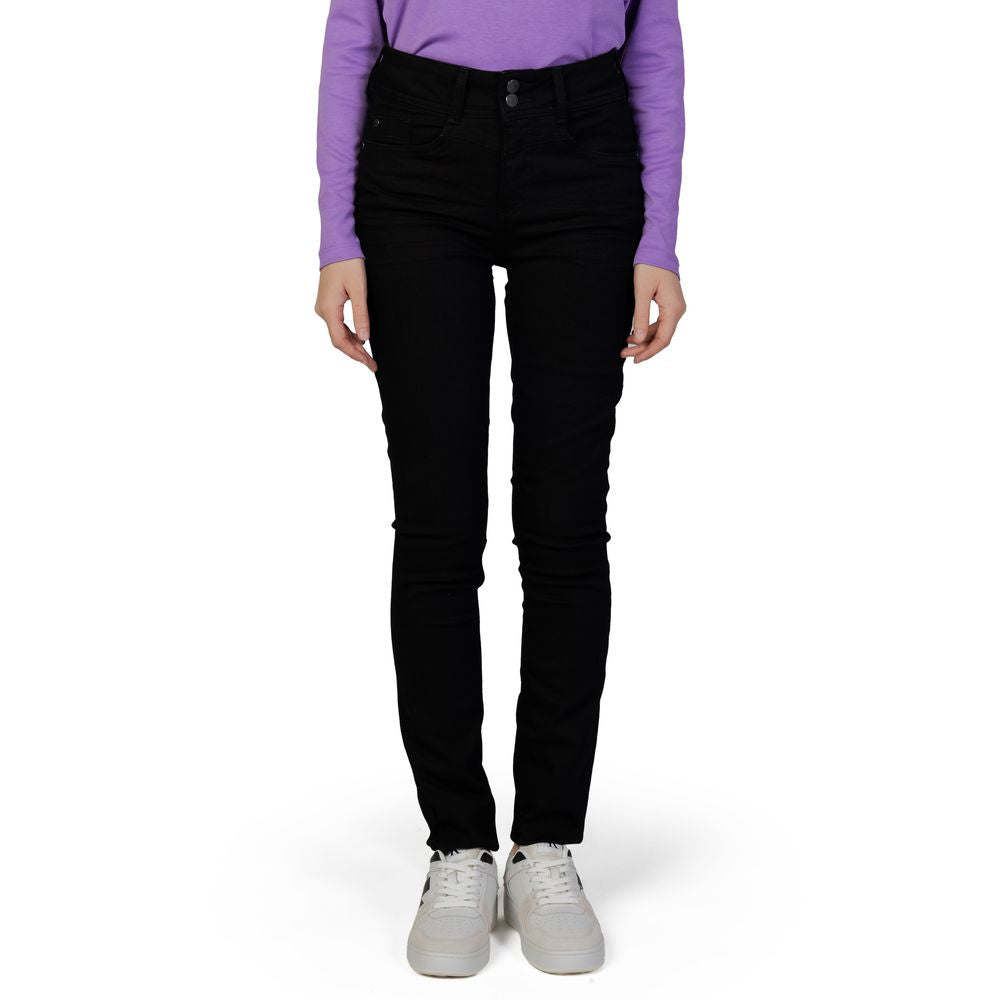 Black Cotton Slim Fit Jean