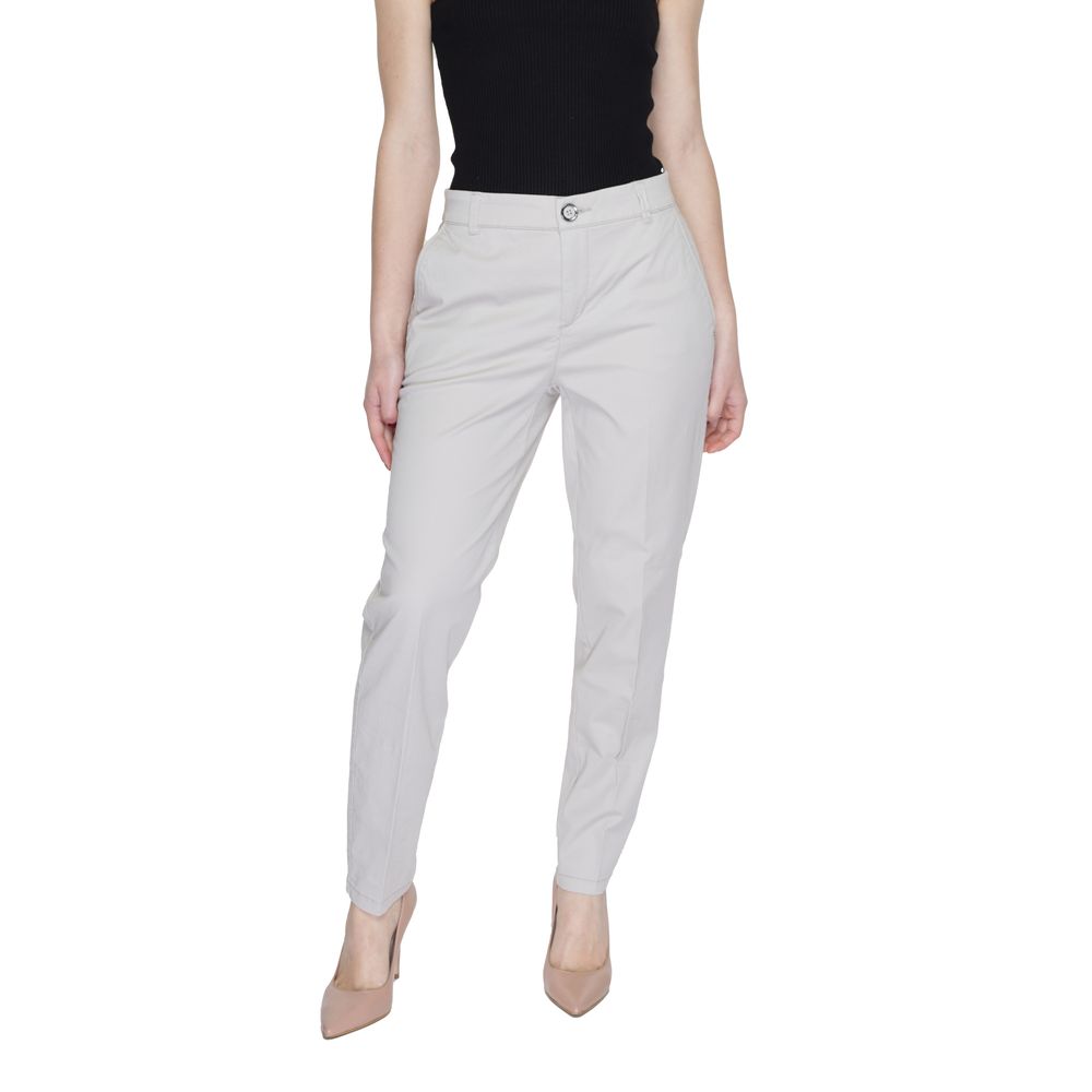 Beige Cotton Pant