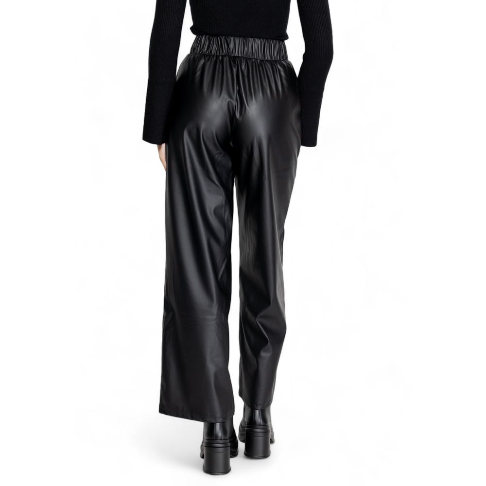 Black Polyester Pant