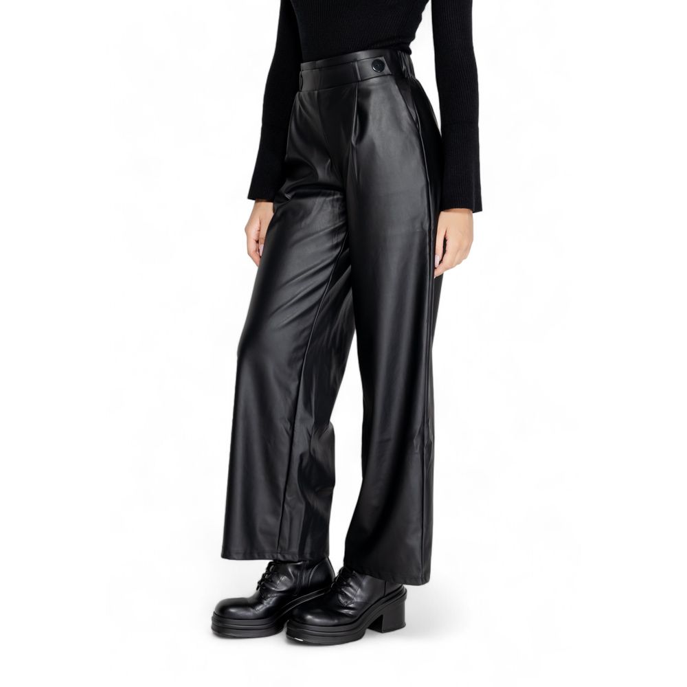 Black Polyester Pant