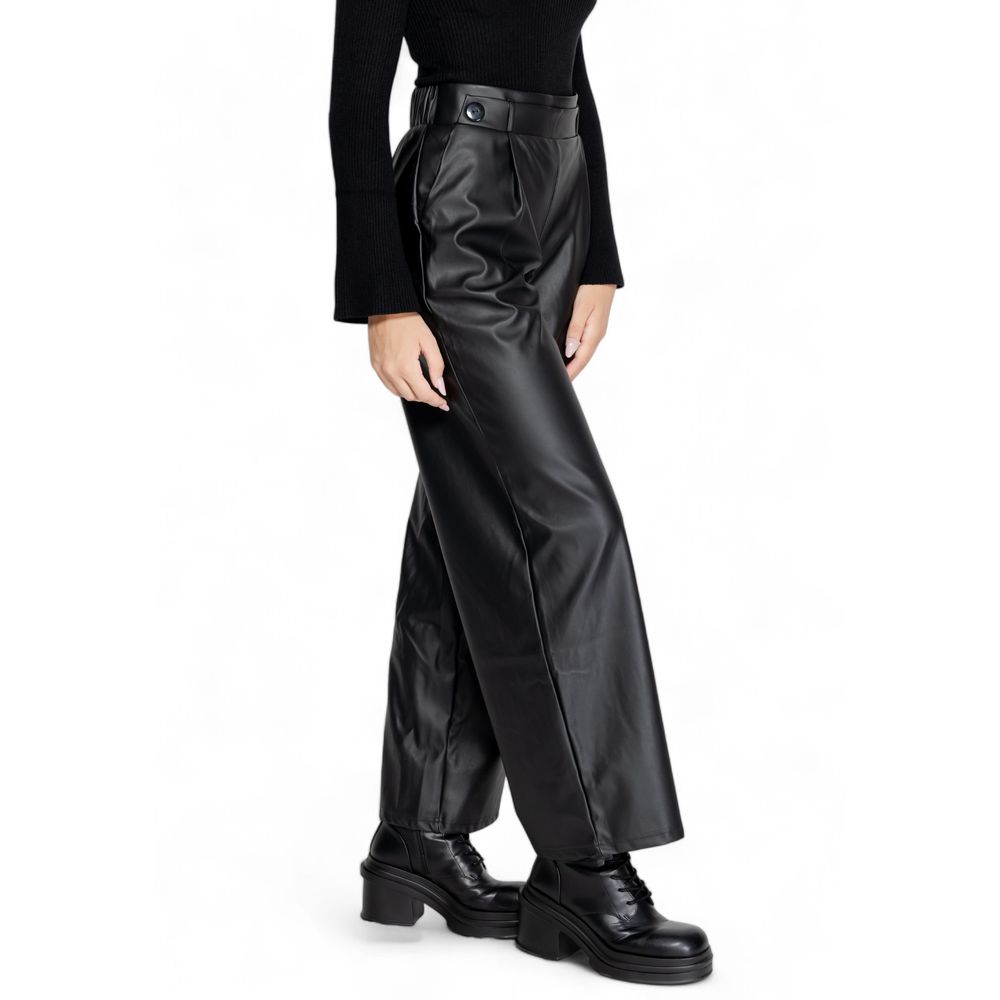 Black Polyester Pant