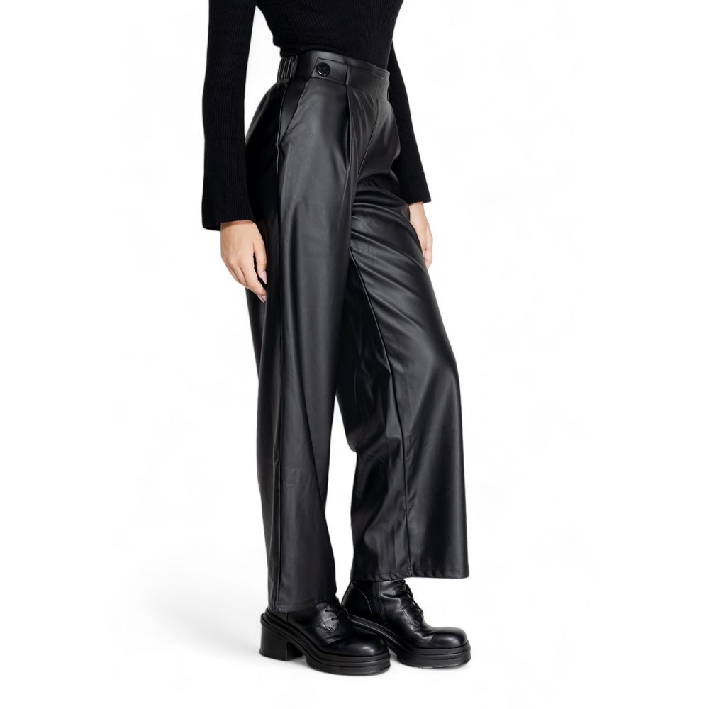 Black Polyester Pant