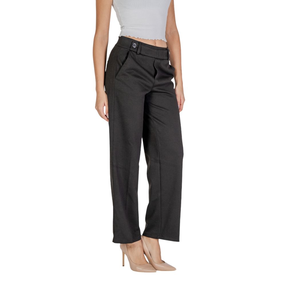 Black Polyester Pant