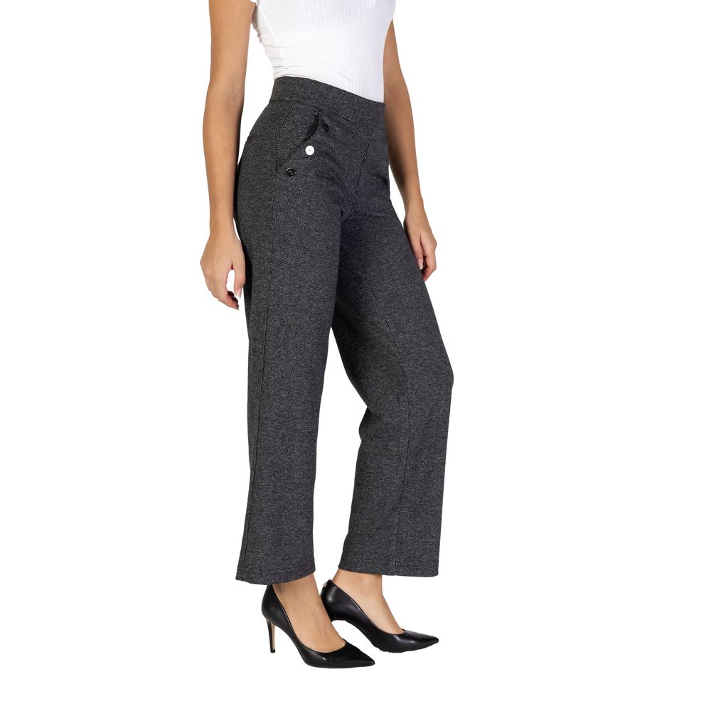 Black Polyester Pant