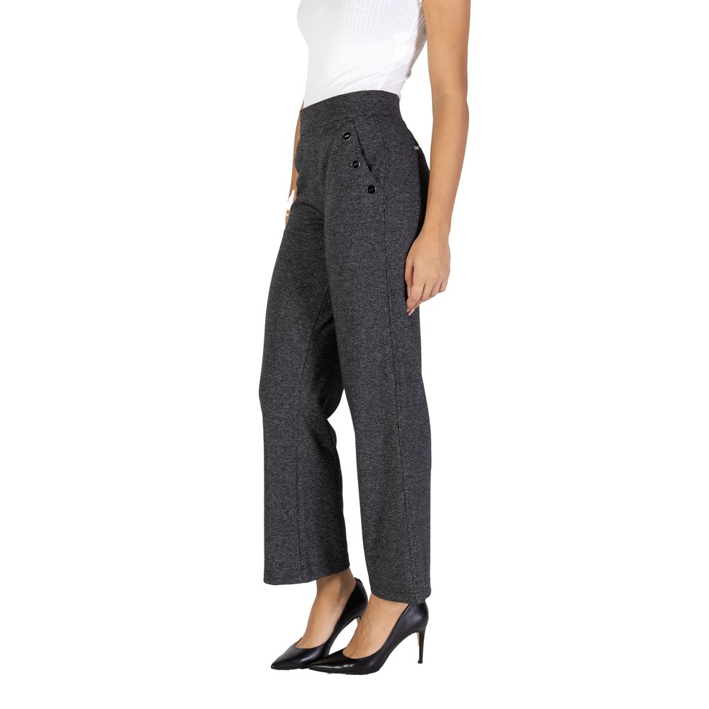 Black Polyester Pant