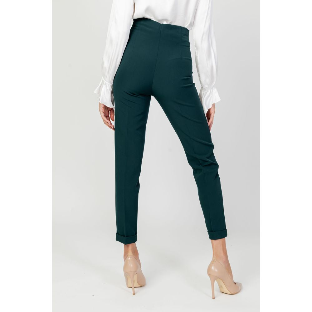 Green Polyester Pant
