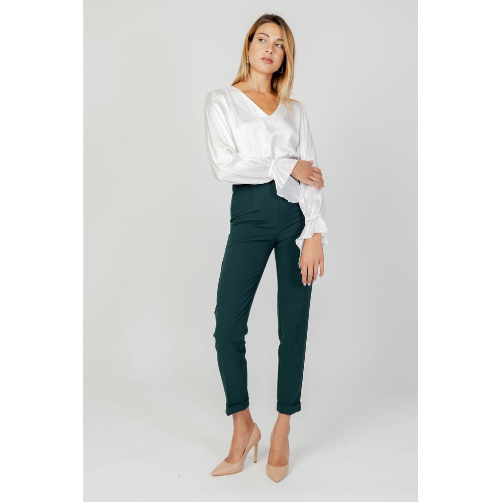 Green Polyester Pant