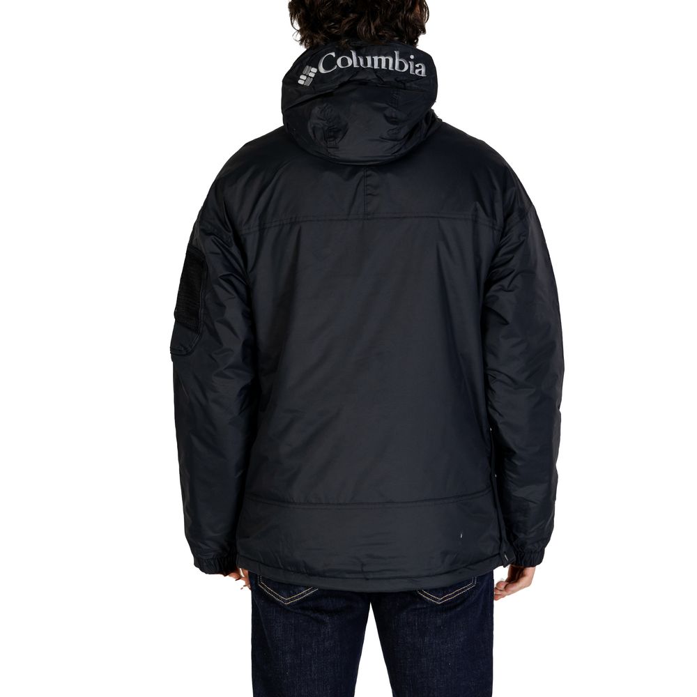 Black Nylon Jackets & Coat