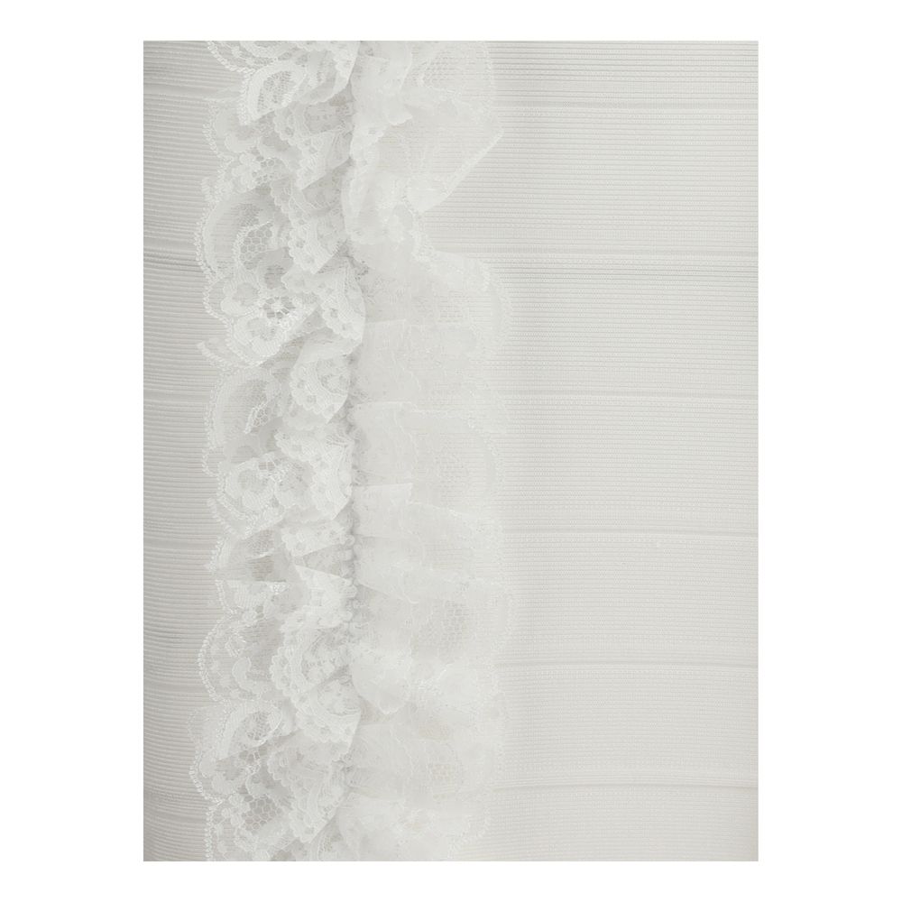 Knit Ruffle mini Dress
