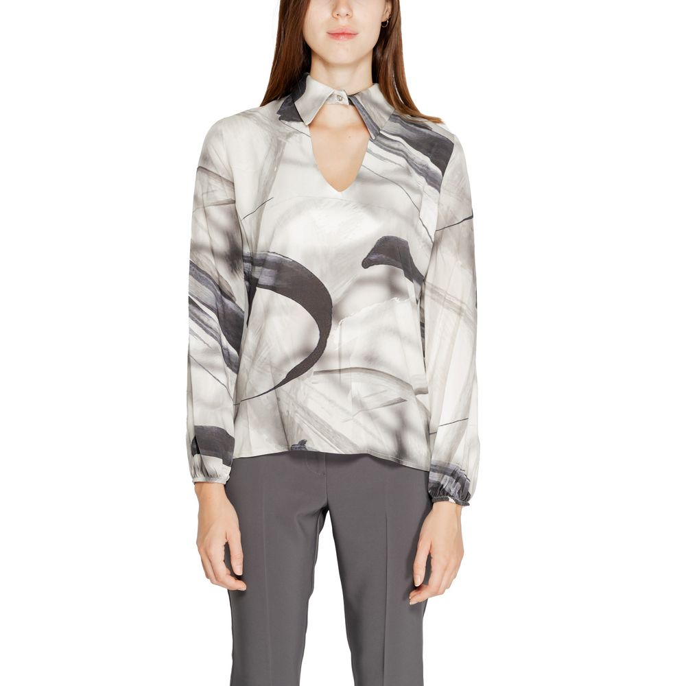 Gray Viscose Blouse
