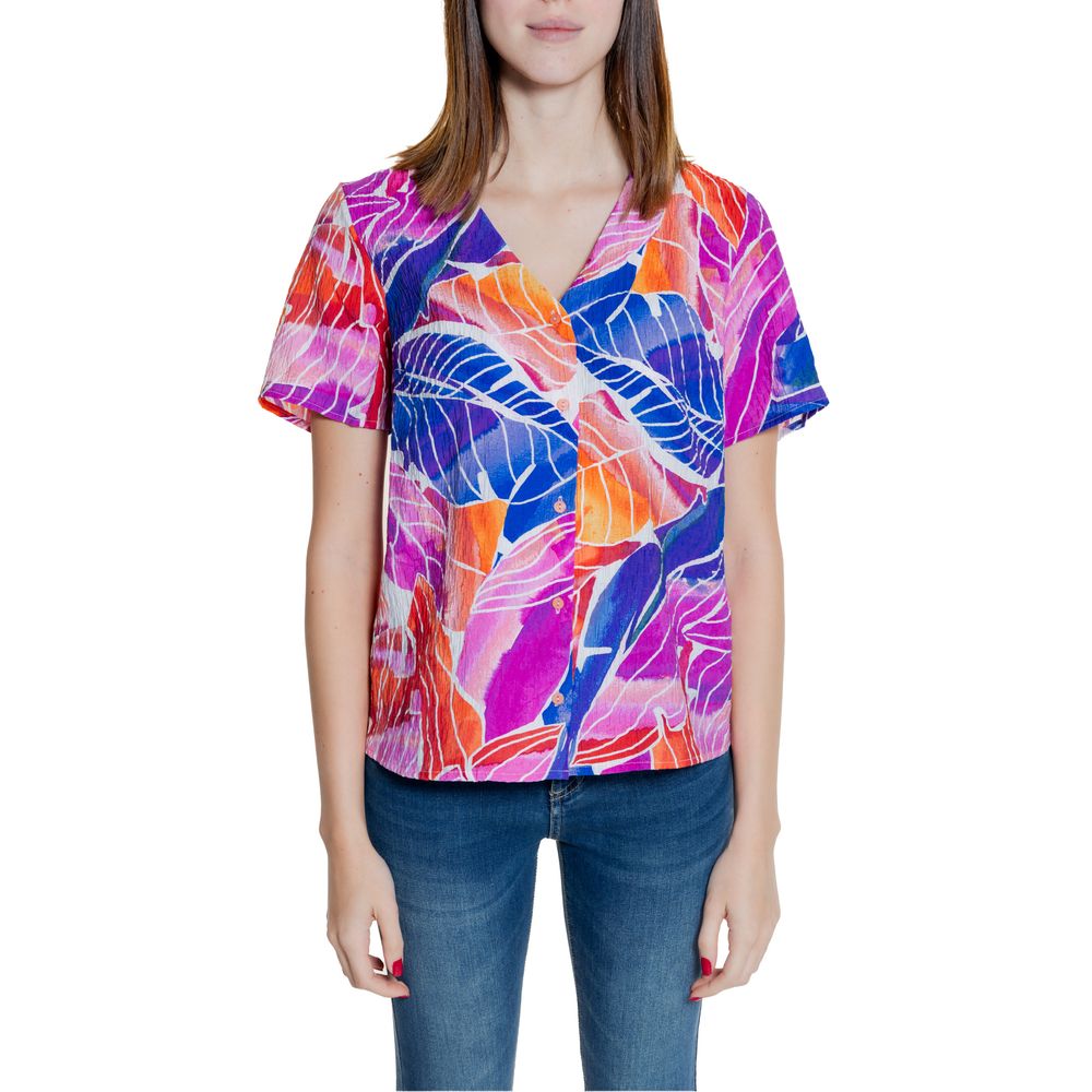Multicolor Viscose Blouse