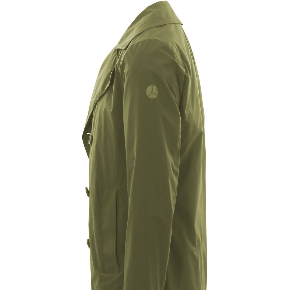 Green Recycled Polyester Men Jacket